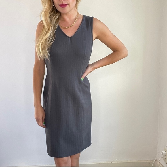 41 Hawthorn Dark Grey Sleeveless Sheath Dress - Picture 10 of 10